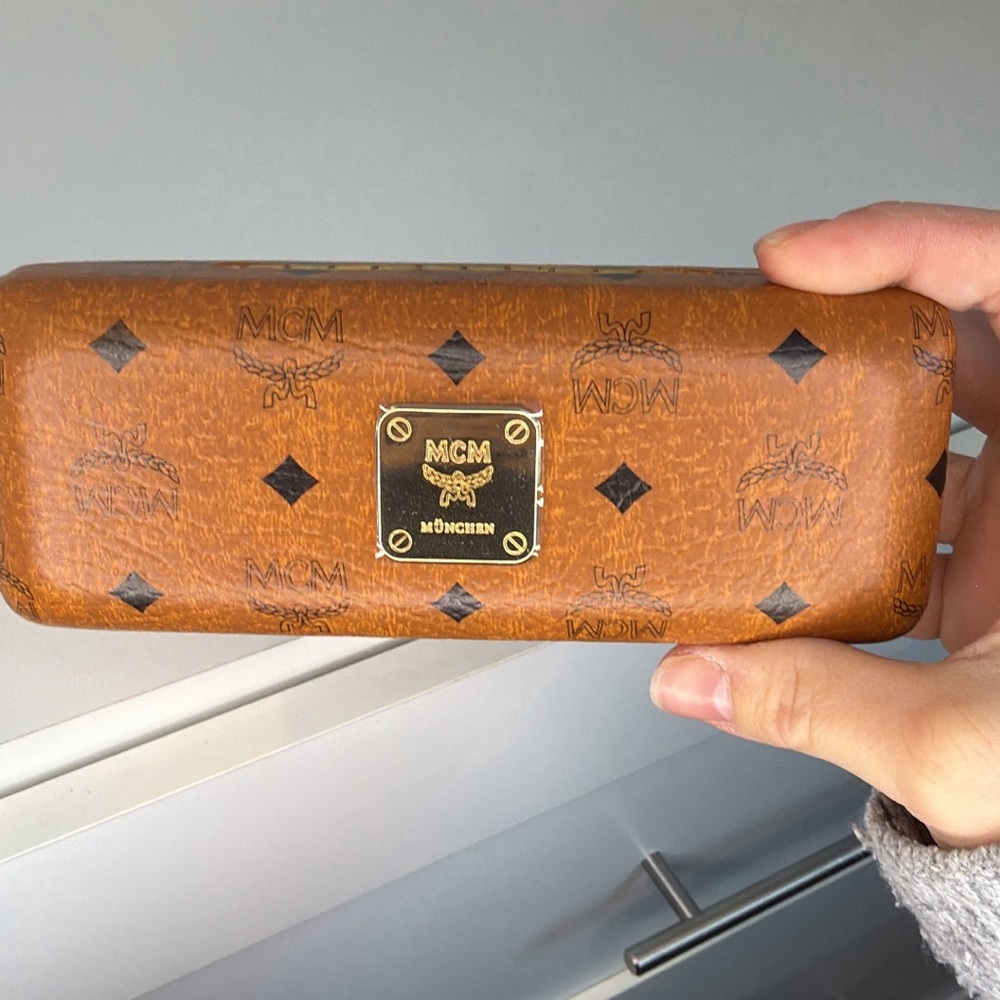MCM Brown Monogram Eyewear with case